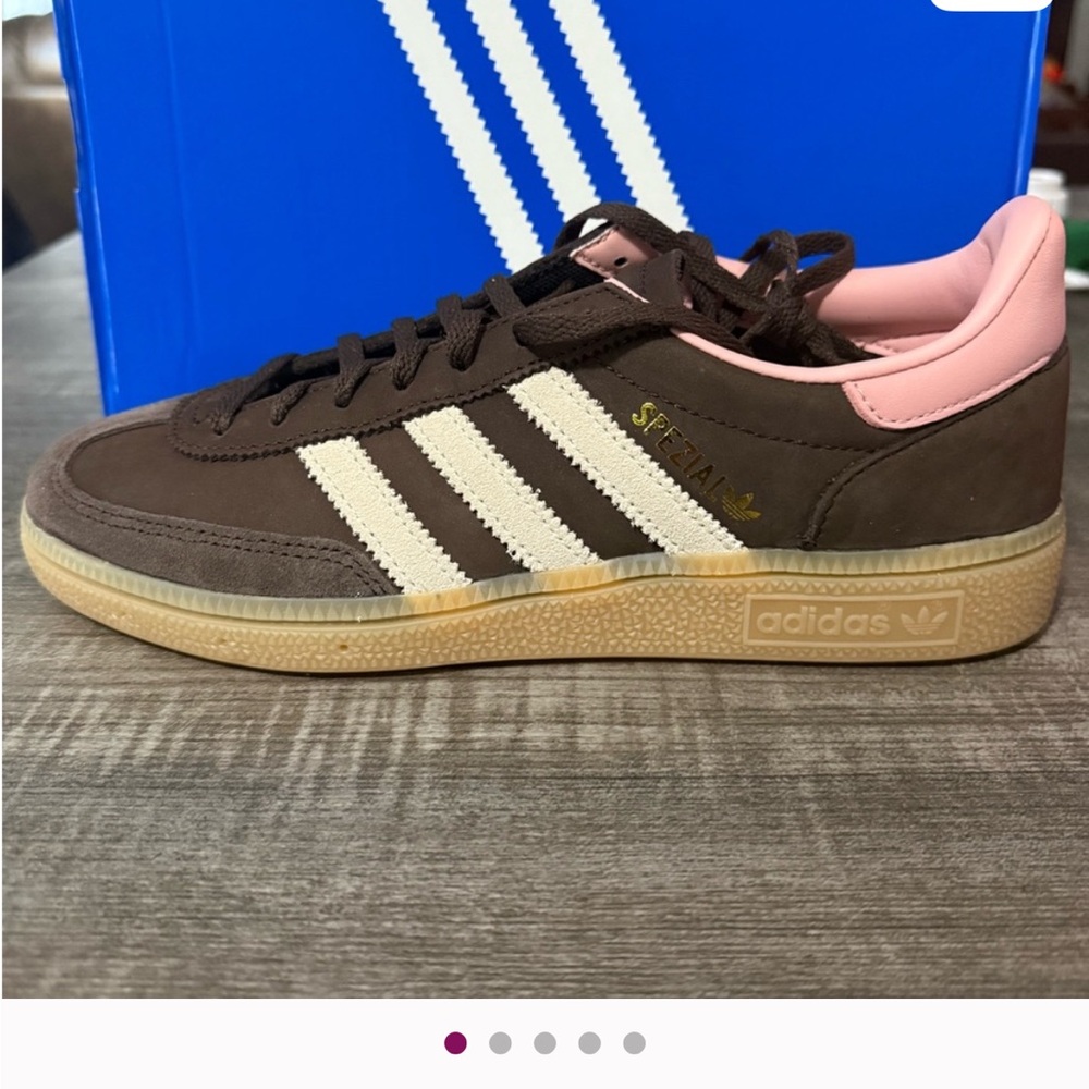 Adidas Samba Brown and Pink Sneakers